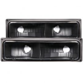 ANZO 1988-1998 Chevrolet C1500 Euro Parking Lights Black buy in USA