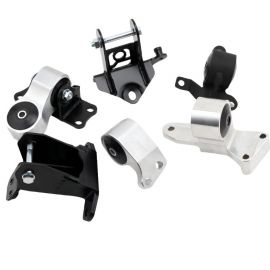 Innovative 06-11 Honda Civic Si K-Series Silver Billet Aluminum Mounts 75A Bushings (Not K24 Trans) buy in USA