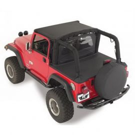 Rampage 1992-1995 Jeep Wrangler(YJ) Tonneau Cover - Black Denim buy in USA