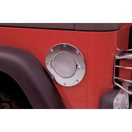 Rampage 1997-2006 Jeep Wrangler(TJ) Billet Style Gas Cover - Polished buy in USA