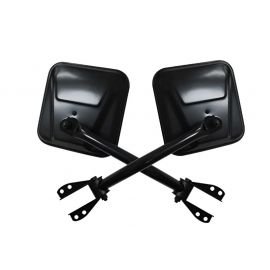 Rampage 1955-1983 Jeep CJ5 Side Mirrors - Black buy in USA