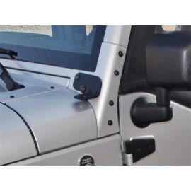 Rampage 2007-2018 Jeep Wrangler(JK) Windshield Hinge Light Bracket - Black buy in USA