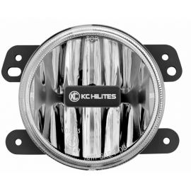 KC HiLiTES 10-18 Jeep JK 4in. Gravity G4 LED Light 10w SAE/ECE Clear Fog Beam (Single) buy in USA