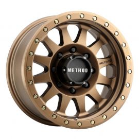 Method MR304 Double Standard 17x8.5 0mm Offset 8x6.5 130.81mm CB Method Bronze Wheel buy in USA