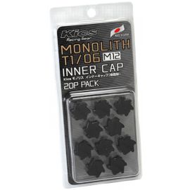 Project Kics M12 Monolith Cap - Black (Only Works For M12 Monolith Lugs) - 20 Pcs buy in USA