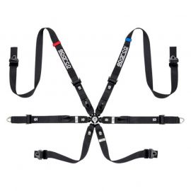 Sparco Belt Prime H7 6 Point 2in Black Harness buy in USA