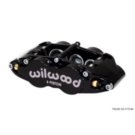 Wilwood Caliper-Narrow Superlite 6R-LH - Black 1.62/1.12/1.12in Pistons 1.25in Disc buy in USA