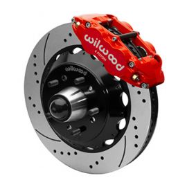 Wilwood Narrow Superlight 6R Front Truck Kit 14.00in Red 88-98 GMC Truck C1500/C2500 buy in USA