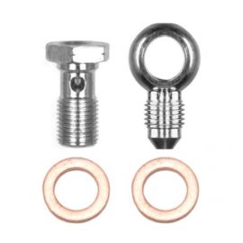 Wilwood Banjo Fitting Kit -3 male to 10mm-1.00 Banjo Bolt & Crush Washers (1 qty) buy in USA