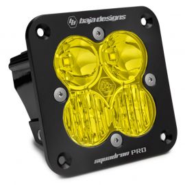 Baja Designs Squadron Pro Flush Mount Black Driving/Combo Pattern LED Light Pod - Amber buy in USA