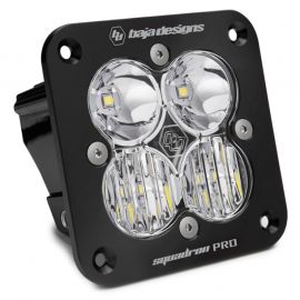 Baja Designs Squadron Pro Driving/Combo Pattern Flush Mount Black LED Light Pod - Clear buy in USA