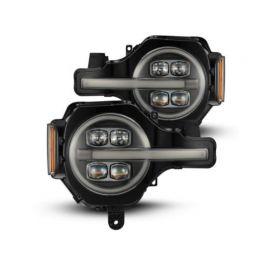 AlphaRex 21-23 Ford Bronco NOVA LED Projector Headlights Black buy in USA