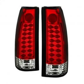 Spyder Chevy C/K Series 1500 88-98/Blazer 92-94 LED Tail Lights Red Clear ALT-YD-CCK88-LED-RC buy in USA