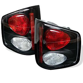 Spyder Chevy S10 94-04/GMC Sonoma 94-04/Isuzu Hombre 96-00 Euro Tail Lights Blk ALT-YD-CS1094-BK buy in USA