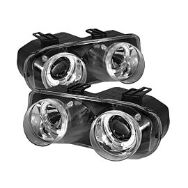 Spyder Acura Integra 94-97 Projector Headlights LED Halo -Chrome High H1 Low 9006 PRO-YD-AI94-HL-C buy in USA