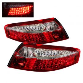 Xtune Porsche 911 996 ( Non 4S. Turbo. GT3 ) 99-04 LED Tail Lights Red Clear ALT-ON-P99699-LED-RC buy in USA