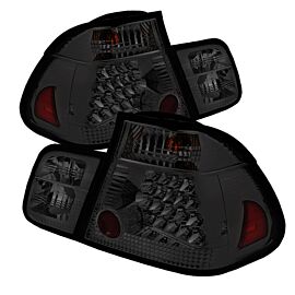 Spyder BMW E46 3-Series 02-05 4Dr Tail Lights Smke ALT-YD-BE4602-4D-LED-SM buy in USA