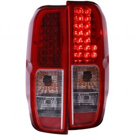 ANZO 2005-2008 Nissan Frontier LED Taillights Red/Clear buy in USA