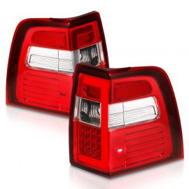 ANZO 07-17 For Expedition LED Taillights w/ Light Bar Chrome Housing Red/Clear Lens buy in USA