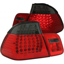 ANZO 1999-2001 BMW 3 Series E46 LED Taillights Red/Smoke 2pc buy in USA