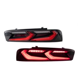 2014-2015 Chevy Camaro Velox LED Taillights Gloss BLK/ Red Lens buy in USA