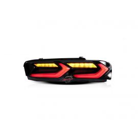 2019-2023 Chevy Camaro Velox Amber Sequential LED Taillights Gloss BLK/ Red Lens buy in USA