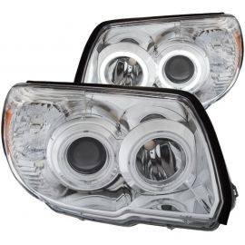 ANZO 2006-2009 Toyota 4Runner Projector Headlights w/ Halo Chrome buy in USA