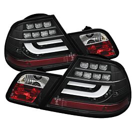 Spyder BMW E46 00-03 2Dr Coupe Light Bar LED Tail Lights Blk ALT-YD-BE4600-LBLED-BK buy in USA