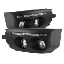 Spyder Toyota FJ Cruiser 07-14 Fog Lights With LED Daytime Running Lights w/swch Blk FL-DRL-TFJ07-BK buy in USA