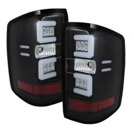 Spyder Chevy 1500 14-16 Light Bar LED Tail Lights Blk ALT-YD-CS14-LBLED-BK buy in USA