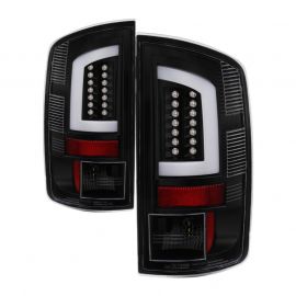 Spyder 07-09 Dodge Ram 2500/3500 V3 Light Bar LED Tail Lights - Black (ALT-YD-DRAM06V3-LBLED-BK) buy in USA