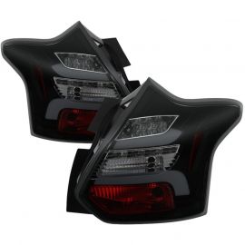 Spyder 12-14 Ford Focus 5DR LED Tail Lights - Black Smoke (ALT-YD-FF12-LED-BSM) buy in USA