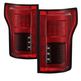 Spyder 15-18 Ford F-150 LED Tail Lights (w/Blind Spot) - Red Clear (ALT-YD-FF15015BS-LBLED-RC) buy in USA