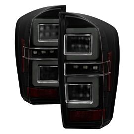 Spyder 16-17 Toyota Tacoma LED Tail Lights - Black Smoke (ALT-YD-TT16-LED-BSM) buy in USA