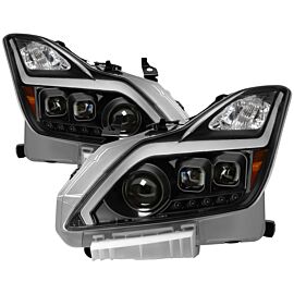 xTune Infiniti G37 Coupe (non-AFS) 08-15 Projector Headlights - Black PRO-JH-IG3708-2D-LB-BK buy in USA