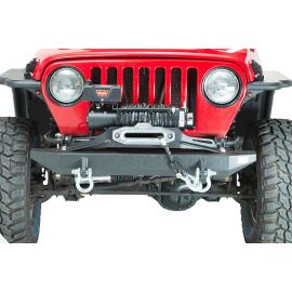 Fishbone Offroad 97-06 Jeep Wrangler TJ Rubicon Front Bumper - Blk Txtrd Powdercoat Piranha Series buy in USA