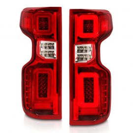 Anzo 19-21 Chevy Silverado Work Truck Full LED Tailights Chrome Housing Red Lens G2(w/C Light Bars) buy in USA