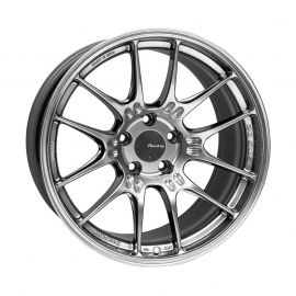 Enkei GTC02 18x9.5 5x114.3 15mm Offset 75mm Bore Hyper Silver Wheel buy in USA