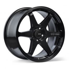 Enkei T6R 18x9.5 38mm Offset 5x114.3 Bolt Pattern 72.6 Bore Gloss Black Wheel buy in USA