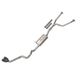 aFe 2022 Toyota Tundra V6-3.5L (tt) Vulcan Series 2.5in to 3in 304 SS Cat-Back Exhaust w/ Black Tip buy in USA