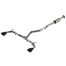 Borla 22-23 Subaru BRZ/Toyota GR86 2.4L RWD AT/MT ATAK Catback Exhaust - Black Chrome Tips buy in USA