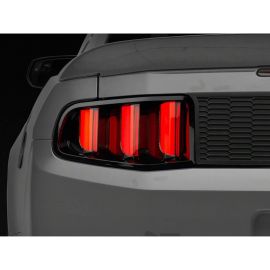 Raxiom 10-12 Ford Mustang Vector V2 LED Tail Lights - Gloss Black Housing (Clear Lens) buy in USA