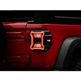 Raxiom 18-22 Jeep Wrangler JL LED Tail Lights- Black Housing (Smoked Lens) buy in USA