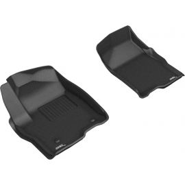 3D MAXpider 2019-2020 GMC/Chevrolet Sierra 1500/Silverado 1500 Kagu 1st Row Floormat - Black buy in USA