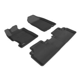 3D MAXpider 2006-2011 Honda Civic Sedan Kagu 1st & 2nd Row Floormat - Black buy in USA