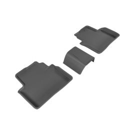 3D MAXpider 16-20 Honda Civic Kagu 2nd Row Floormats - Black buy in USA