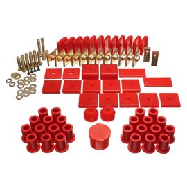 Energy Suspension 64-78 Toyota FJ40 Land Cruiser Red Hyper-Flex Master Bushing Set buy in USA