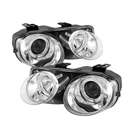 Spyder Acura Integra 98-01 Projector Headlights LED Halo -Chrome High H1 Low 9006 PRO-YD-AI98-HL-C buy in USA