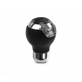 Momo GTR2 Shift Knob - Black Leather, Chrome Insert buy in USA