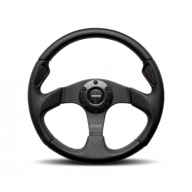 Momo Jet Steering Wheel 350 mm - Black AirLeather/Black Spokes buy in USA